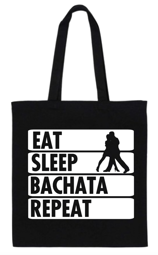 'Eat, Sleep, Bachata, Repeat' Tote Bag