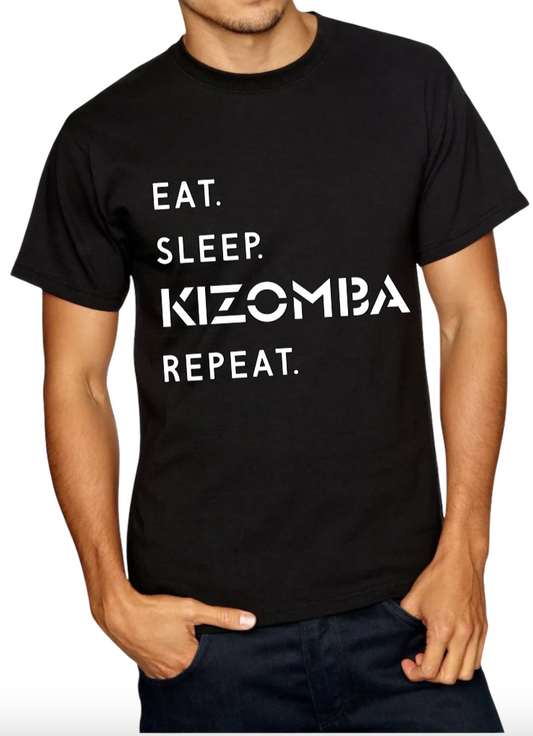 'Eat, Sleep, Kizomba, Repeat' Unisex Tshirt