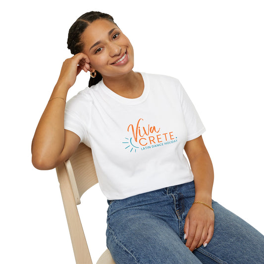 Viva Crete White Womens Tshirt